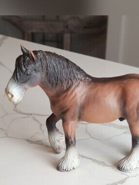 🐴 Rare Retired 2000 Schleich Shire / Clydesdale Figurine